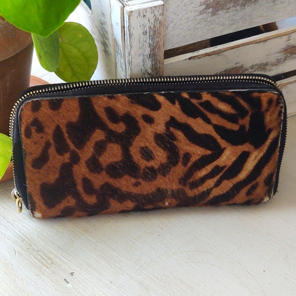 Alexander McQueen Animal Print Wallet